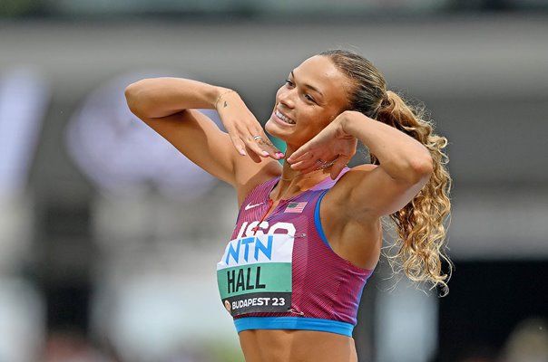Anna Hall USA Heptathlete World Athletics Championships Budapest 2023