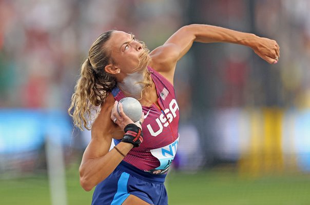 Anna Hall USA Heptathlon Shot Put World Athletics Budapest 2023