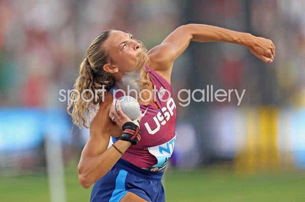 Anna Hall USA Heptathlon Shot Put World Athletics Budapest 2023