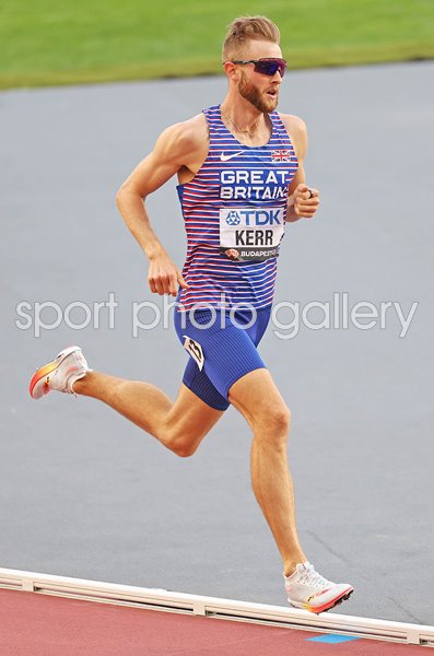 Josh Kerr Great Britain 1500m runner Semi Final World Athletics Budapest 2023