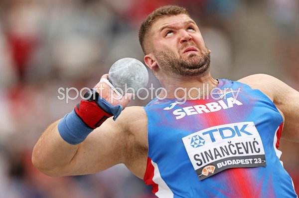 Armin Sinancevic Serbia Shot Put World Athletics Championships Budapest 2023