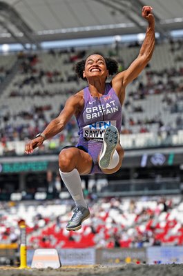 Jazmin Sawyers Great Britain Long Jump World Athletics Budapest 2023