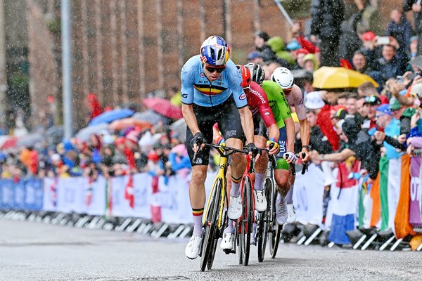 Wout Van Aert Belgium Road Race Cycling World Championships Glasgow 2023