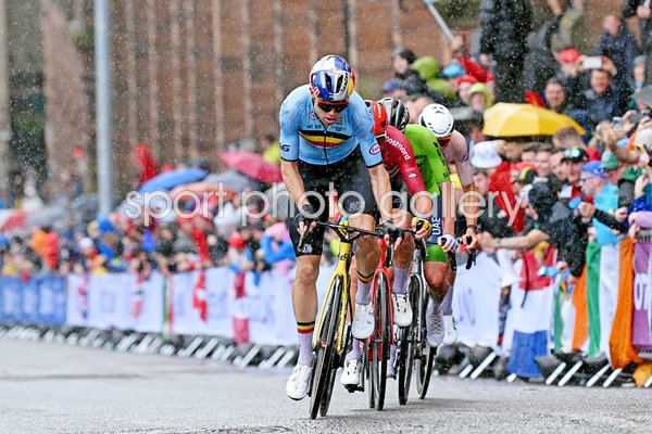 Wout Van Aert Belgium Road Race Cycling World Championships Glasgow 2023