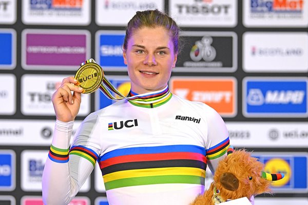 Lotte Kopecky Belgium Points Race World Champion Glasgow 2023