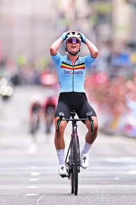 Lotte Kopecky Belgium wins Road Race World Cycling Championships Glasgow 2023