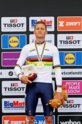 Mathieu Van Der Poel Netherlands Road Race World Champion Glasgow 2023