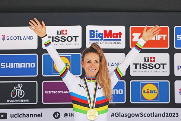 Pauline Ferrand Prevot France Short Track Mountain Bike World Champion Glasgow 2023