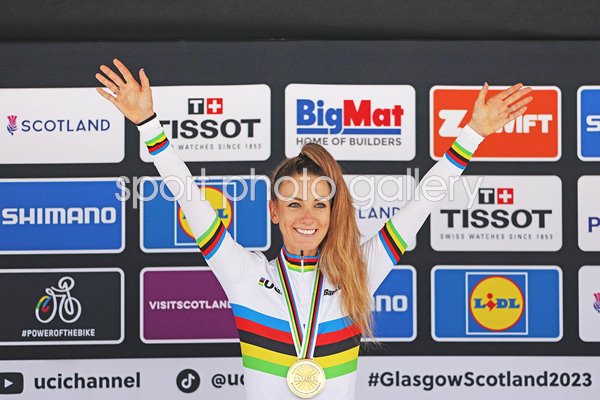 Pauline Ferrand Prevot France Short Track Mountain Bike World Champion Glasgow 2023
