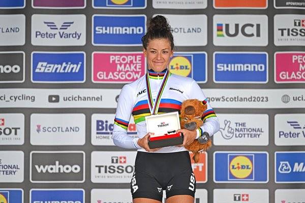 Chloe Dygert USA Time Trial World Champion Glasgow 2023  