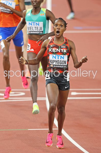 Faith Kipyegong Kenya wins 1500m Final World Athletics Budapest 2023