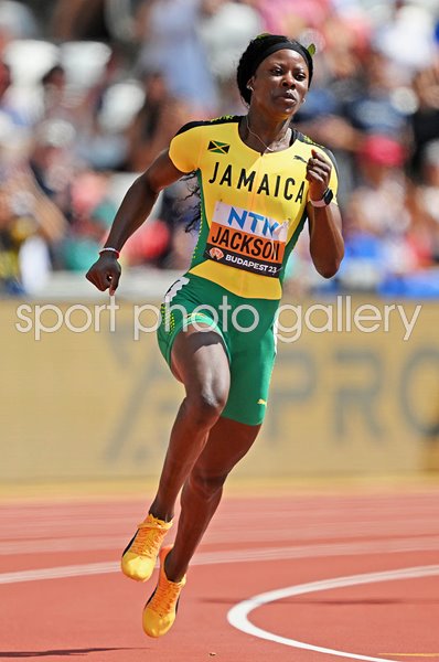 Shericka Jackson Jamaica 200m Heats World Athletics Budapest 2023
