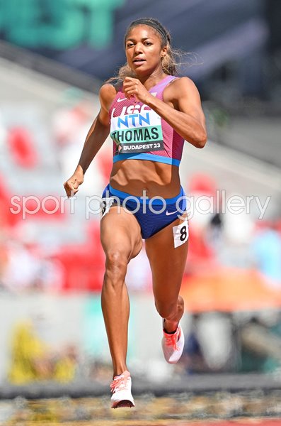 Gabrielle Thomas USA Women's 200m Heats World Athletics Budapest 2023
