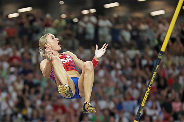 Katie Moon USA clearance Pole Vault Final World Athletics Budapest 2023