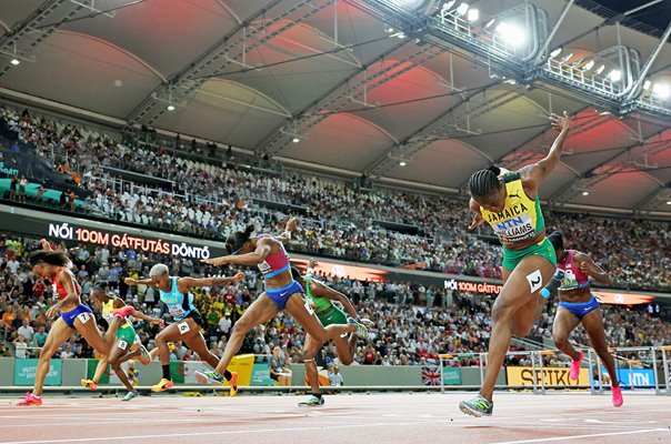 Danielle Williams Jamaica wins 100m Hurdles World Athletics Budapest 2023