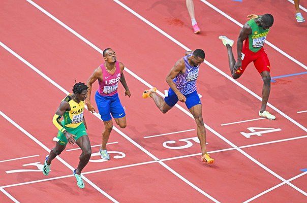 Antonio Watson Jamaica wins 400m Final World Athletics Budapest 2023