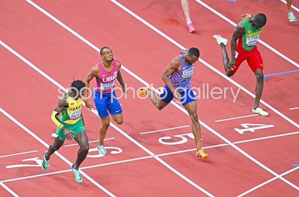 Antonio Watson Jamaica wins 400m Final World Athletics Budapest 2023
