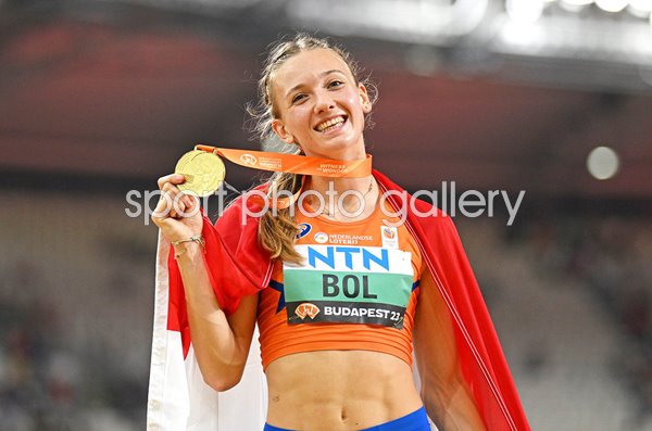 Femke Bol Netherlands 400m Hurdles Gold World Athletics Budapest 2023
