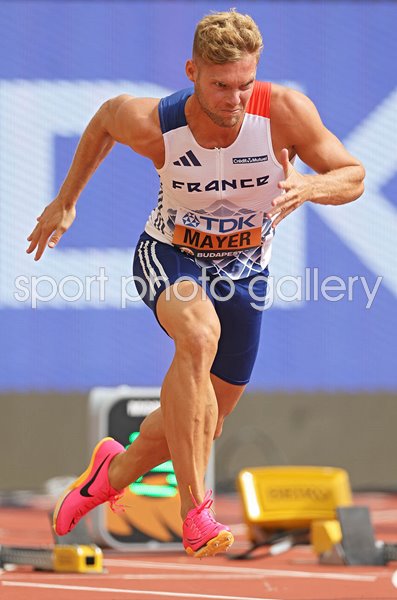 Kevin Mayer France Decathlon 100m World Athletics Budapest 2023