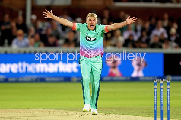Sam Billings Oval Invincibles appeals v Manchester Originals The Hundred Final 2023