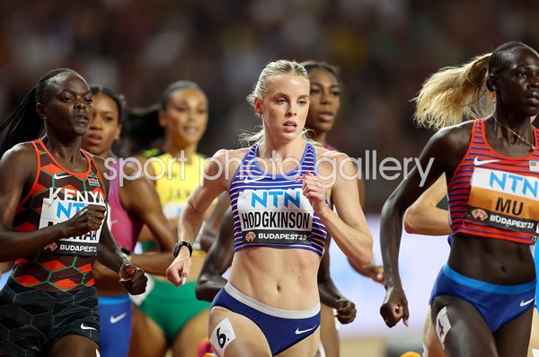 Keely Hodgkinson Great Britain 800m Final World Athletics Championships Budapest 2023