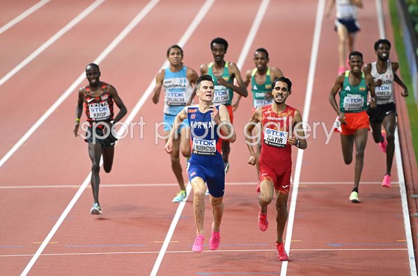 Jakob Ingebrigtsen Norway wins 5000m Gold World Athletics Budapest 2023