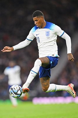 Marcus Rashford England v Scotland Heritage Match Glasgow 2023