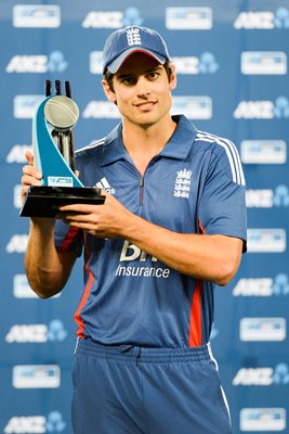 Alastair Cook England ODI Win v New Zealand 2013
