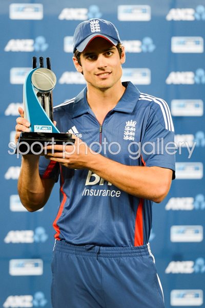 Alastair Cook England ODI Win v New Zealand 2013