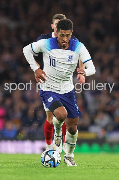 Jude Bellingham England v Scotland Heritage Match Glasgow 2023