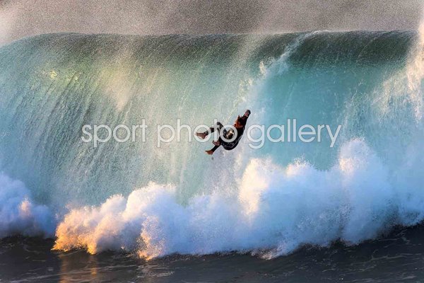 Surfer wipeout Big waves The Wedge Southern California 2023