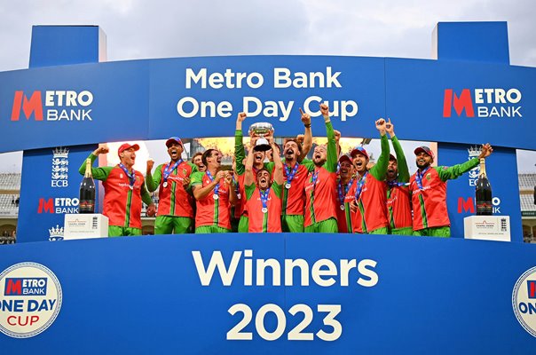 Leicestershire Foxes Metro One Day Cup Winners Trent Bridge 2023