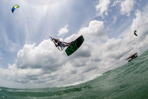 Christian Tio Kite Surfing Action 2013
