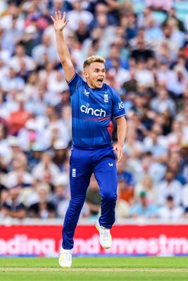 Sam Curran England appeals v New Zealand ODI Kia Oval 2023