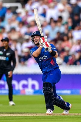 Liam Livingstone England bats v New Zealand ODI Lord's 2023