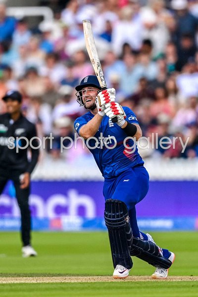 Liam Livingstone England bats v New Zealand ODI Lord's 2023