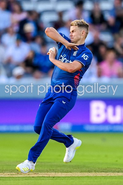 Sam Curran England bowls v New Zealand ODI Lord's 2023