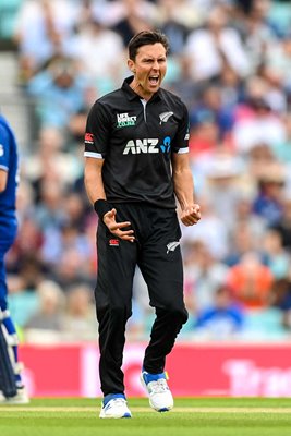 Trent Boult New Zealand celebrates v England ODI Oval 2023