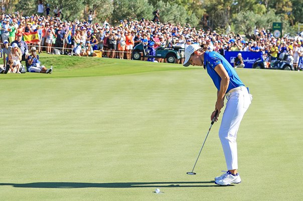 Carlotta Ciganda Europe wins point to retain The Solheim Cup Spain 2023