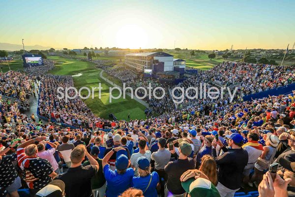 Scottie Scheffler USA Opening Tee Shot Ryder Cup Rome Italy 2023