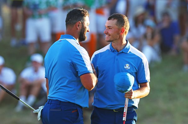 Nicolai Hojgaard & Jon Rahm Europe Afternoon Fourballs Day 1 Ryder Cup 2023