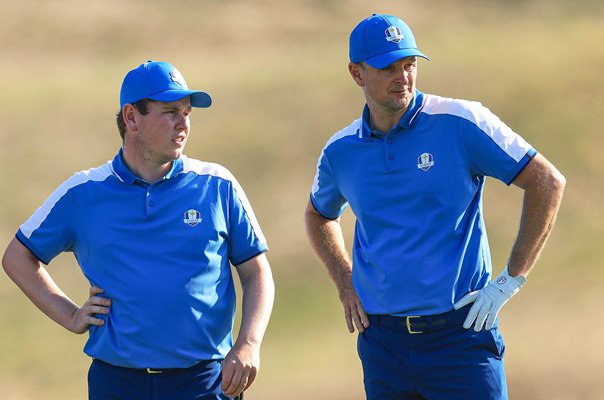 Justin Rose & Robert MacIntyre Europe Afternoon Fourballs Day 1 Ryder Cup 2023