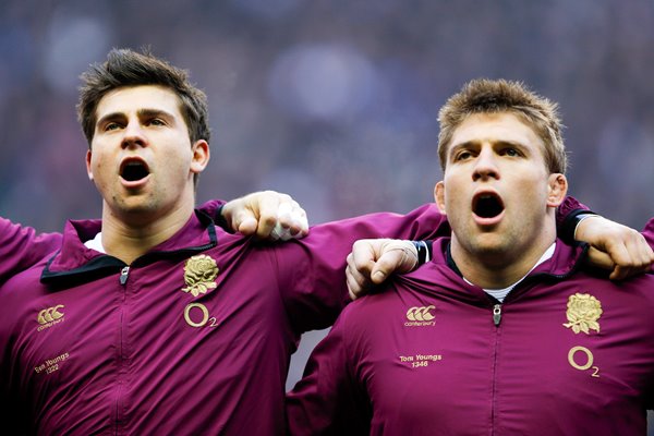 Ben and Tom Youngs England v France Twickenham 2013