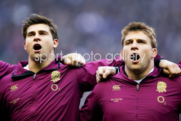 Ben and Tom Youngs England v France Twickenham 2013