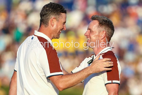 Justin Rose & Luke Donald Europe Day 2 Fourballs Ryder Cup 2023