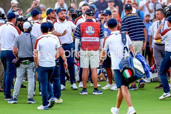Shane Lowry Europe v Joe LaCava Day 2 Fourballs Ryder Cup 2023