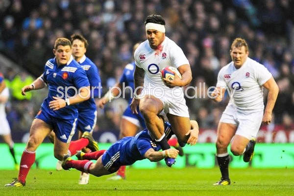 Manu Tuilagi England v France Twickenham 2013