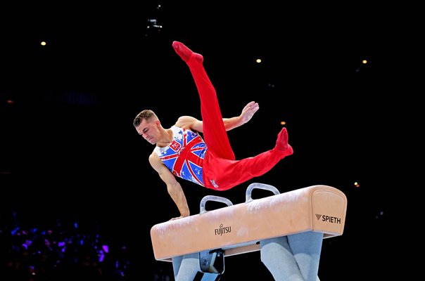 Max Whitlock Great Britain Pommel Horse World Gymnastics Antwerp 2023