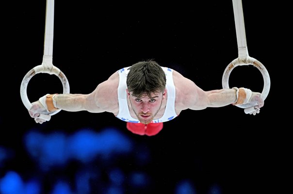 Harry Hepworth Great Britain Rings World Gymnastics Antwerp 2023
