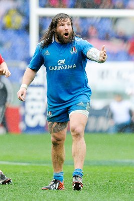 Martin Castrogiovanni Italy v Wales Rome 2013